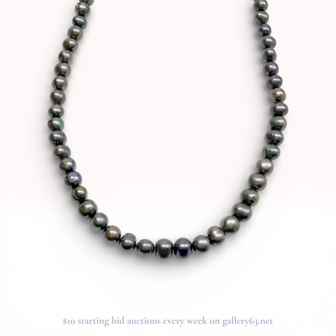 Opera Length Black Pearl Necklace Estate Jewelry Lot, Classic Single Strand, 90.6 grams: Estate lot offered as shown, including all items visible in the images. Offered as a single lot with no individual examination; contents and condition vary and may include wear, damage, or missing ele