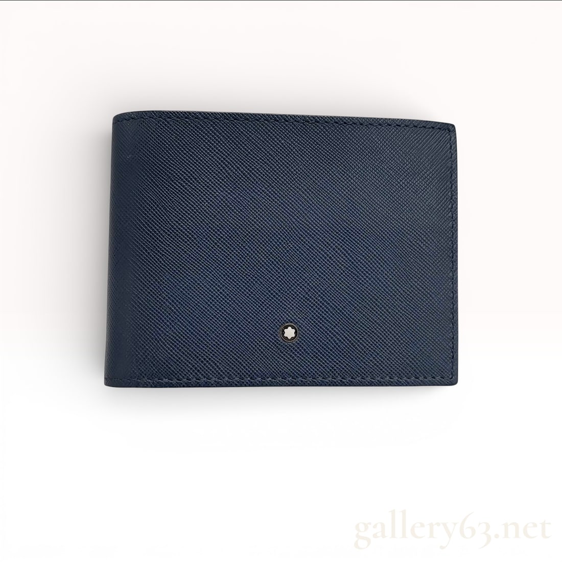 Montblanc Navy Blue Saffiano Leather Bi-Fold Wallet - Excellent Condition (1 of 7)