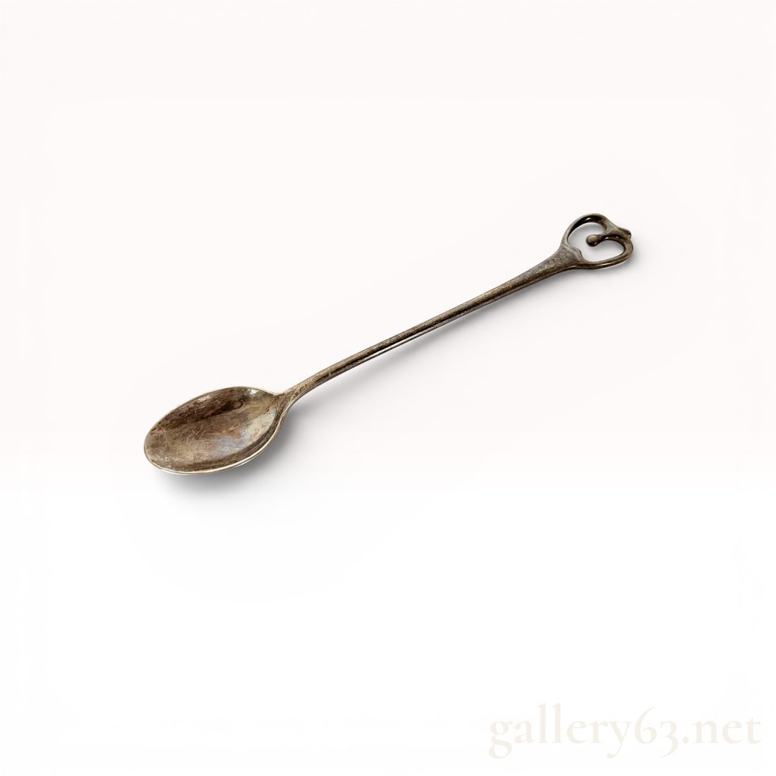 Tiffany & Co. Sterling Silver Stirrer Spoon with Apple Handle 26.7g (1 of 10)