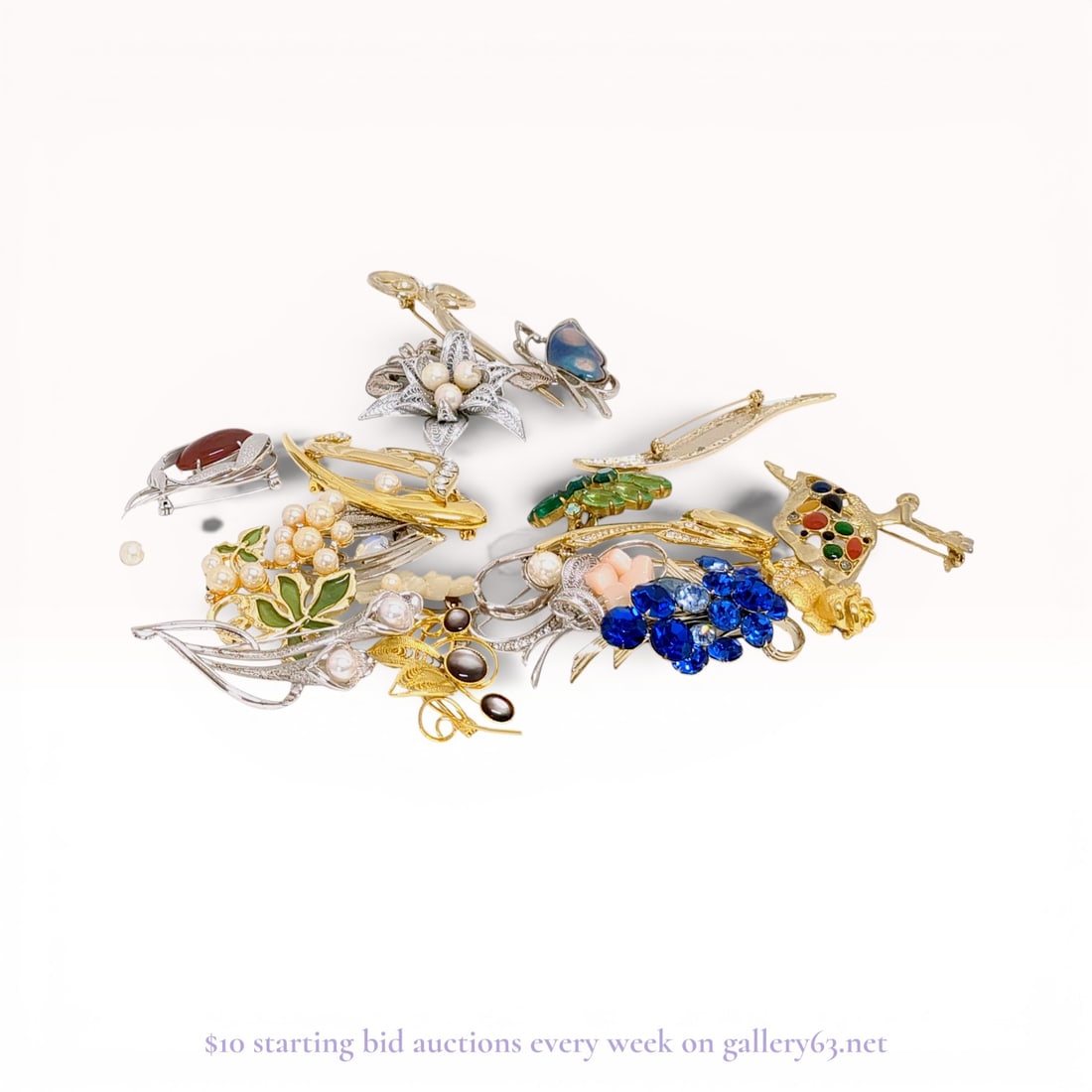 Vintage Cloisonne Jewelry Collection, estate Lot, 232.8 grams, approx 20 pieces unchecked for (1 of 4)