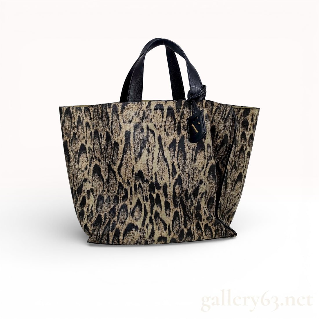 Furla Leopard Print Leather Tote Bag (1 of 10)