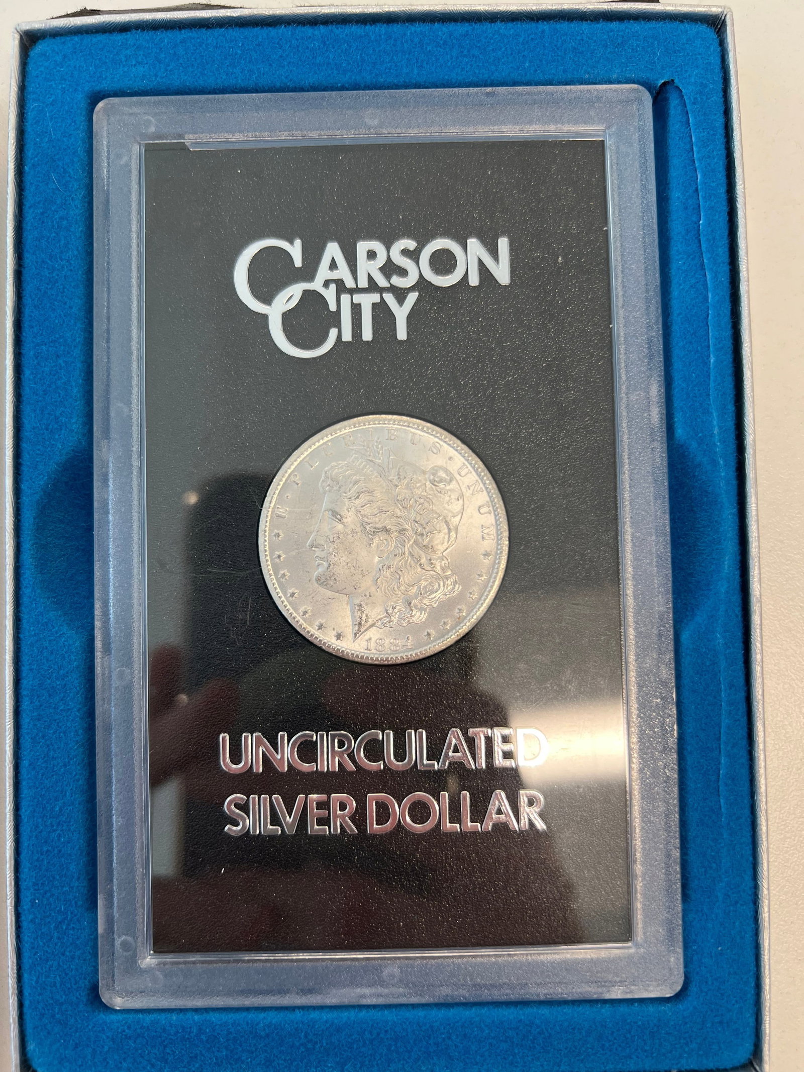 1884 Carson City GSA w/box and COA card. (1 of 4)