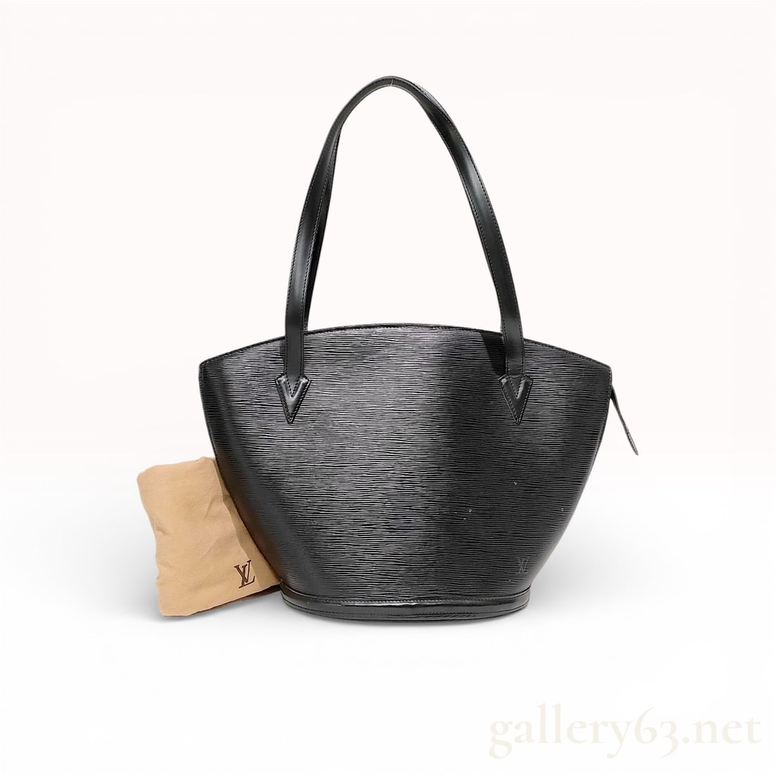Louis Vuitton Black Epi Leather Saint Jacques GM Shoulder Bag (1 of 10)