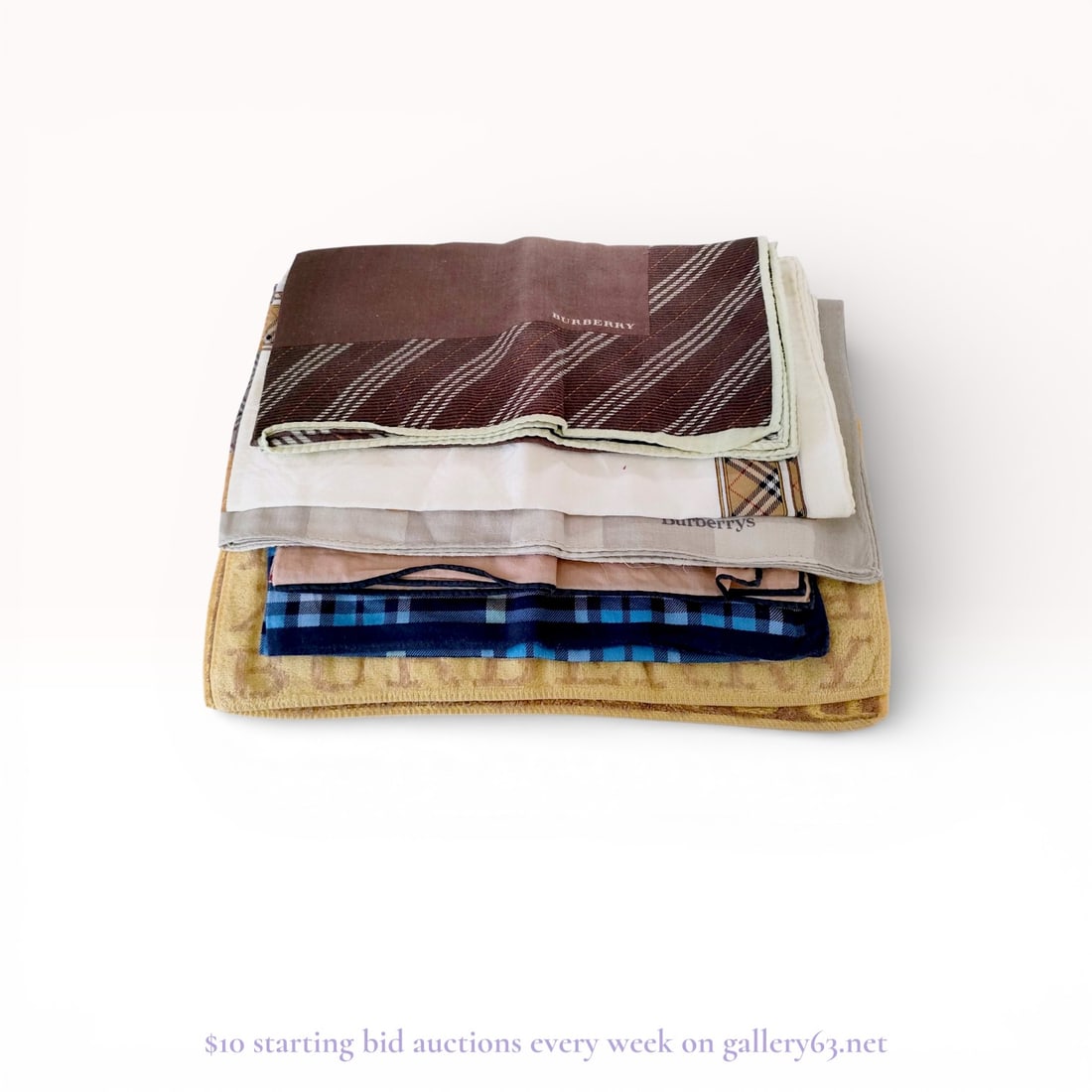 Burberry and Polo Ralph Lauren Handkerchief and Towel Collection (1 of 10)