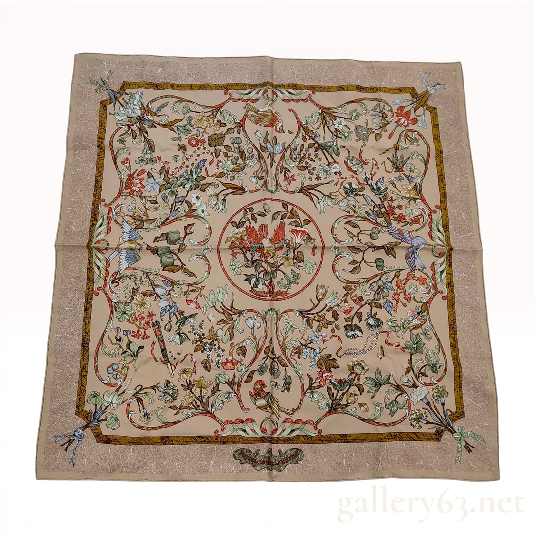Hermes Silk Scarf, Pierres d'Orient et d'Occident (1 of 8)