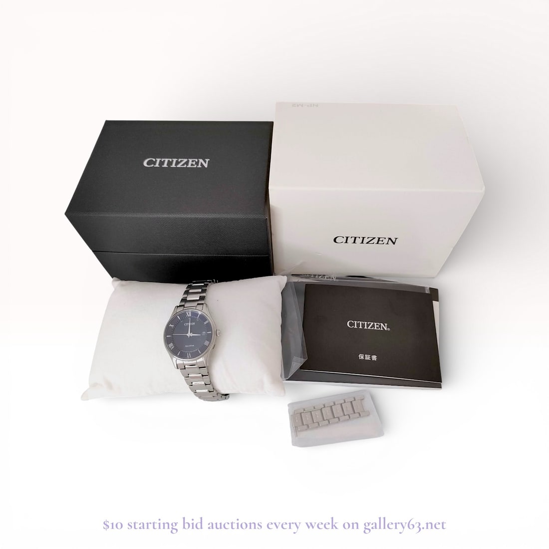 Citizen Eco-Drive Radio-Controlled Stainless Steel Wristwatch Model ES0000-79L (1 of 5)