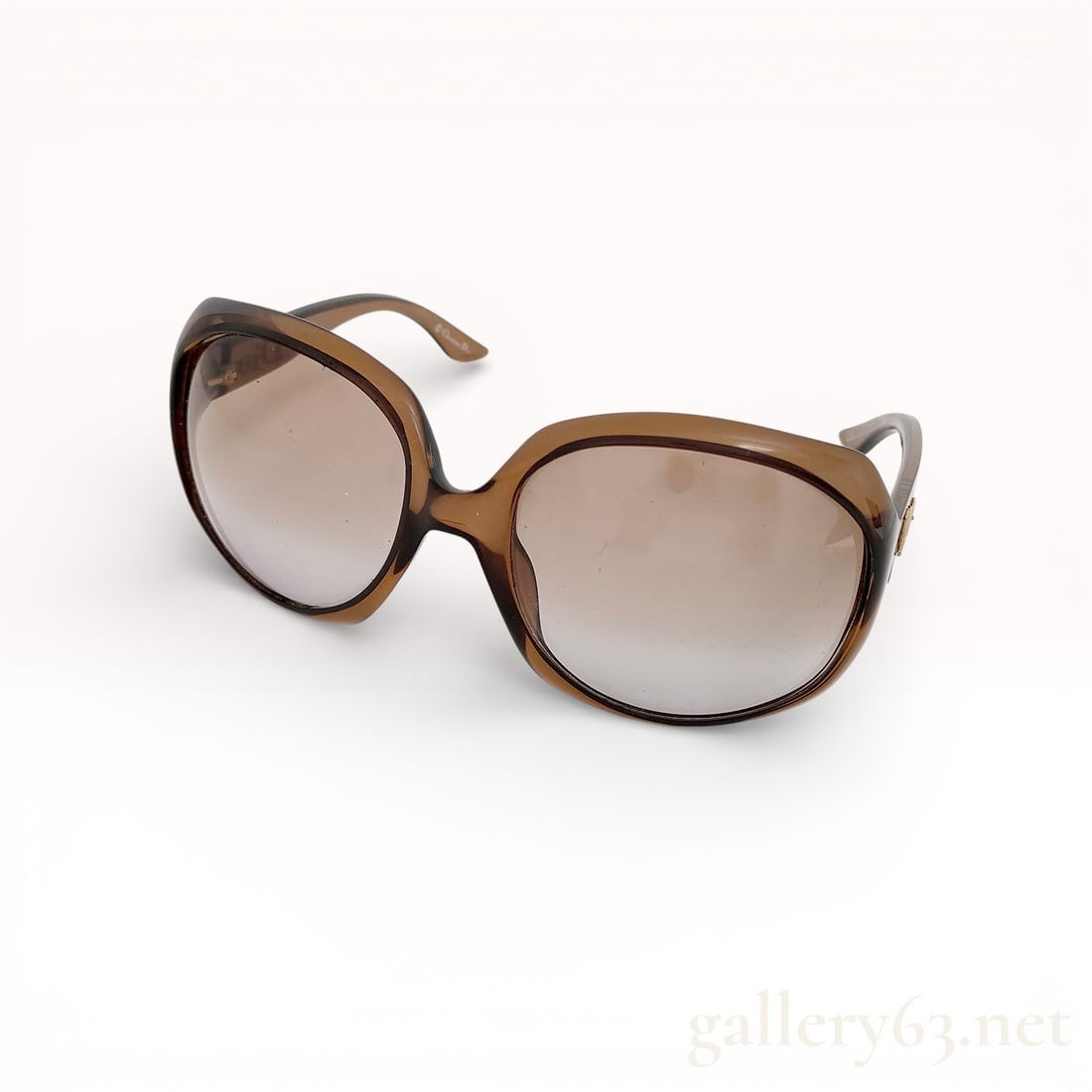 Christian Dior Glossy 1 Sunglasses, Brown Optyl Resin (1 of 8)