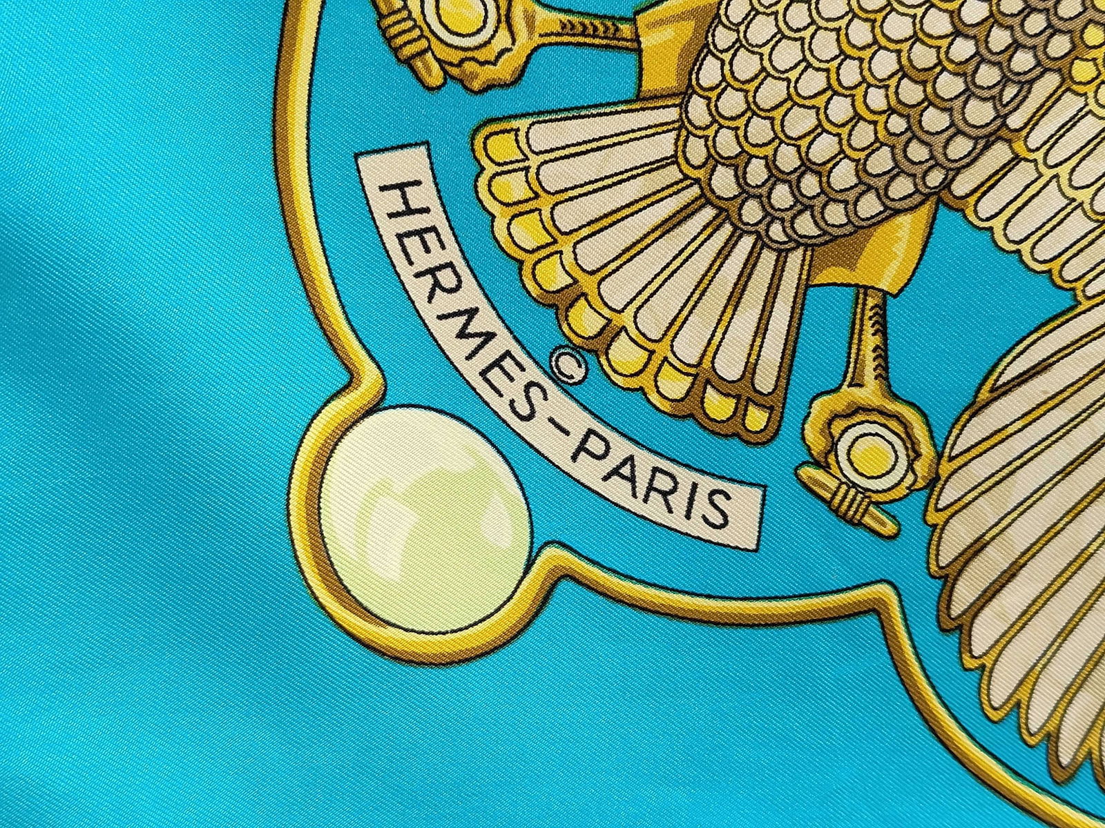 Herm?¨s Silk Carr?© 90 Scarf, Egypte Pattern - 3