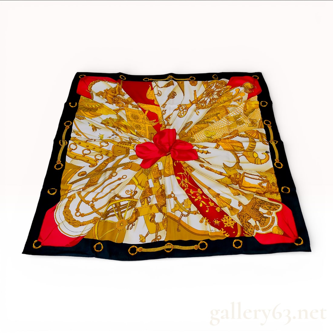 Hermes Silk Carre 90 Soleil de Soie Scarf (1 of 10)