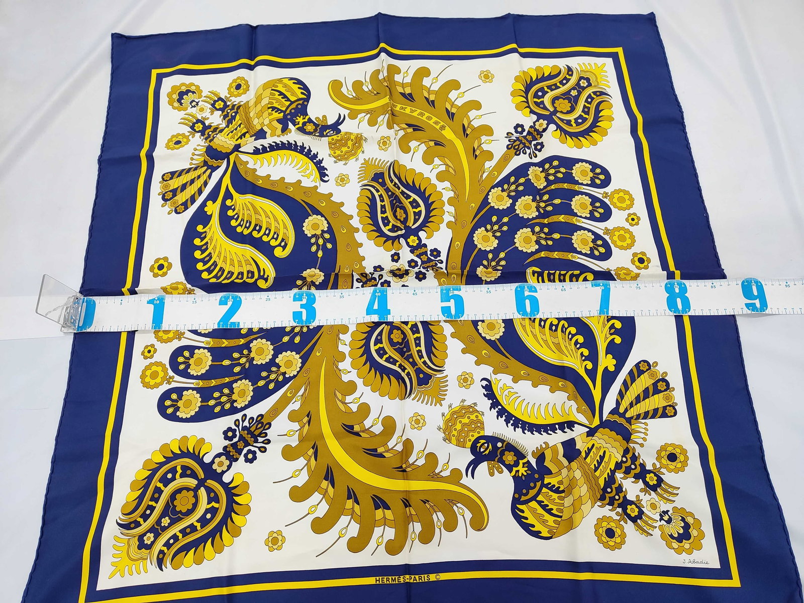 Herm?¨s Silk Scarf Skyros Pattern - 3