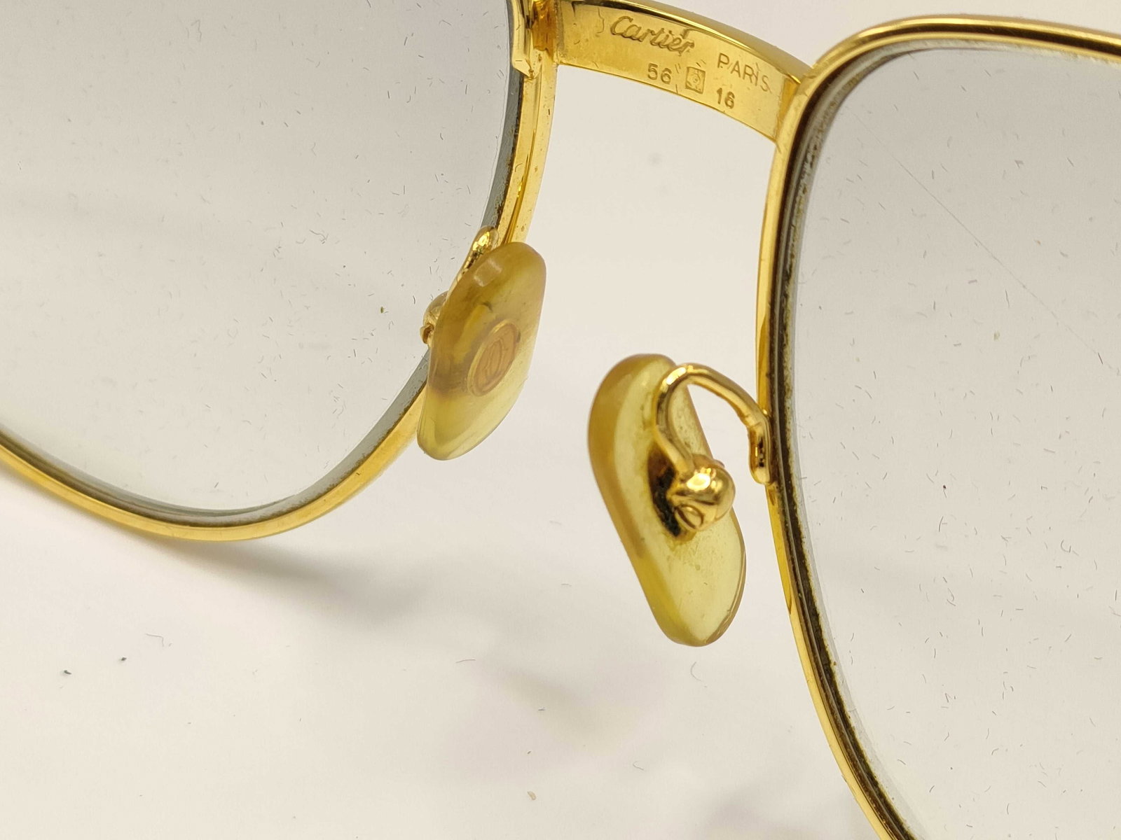Cartier Romance Louis Eyeglasses, Gold-Plated Metal - 6