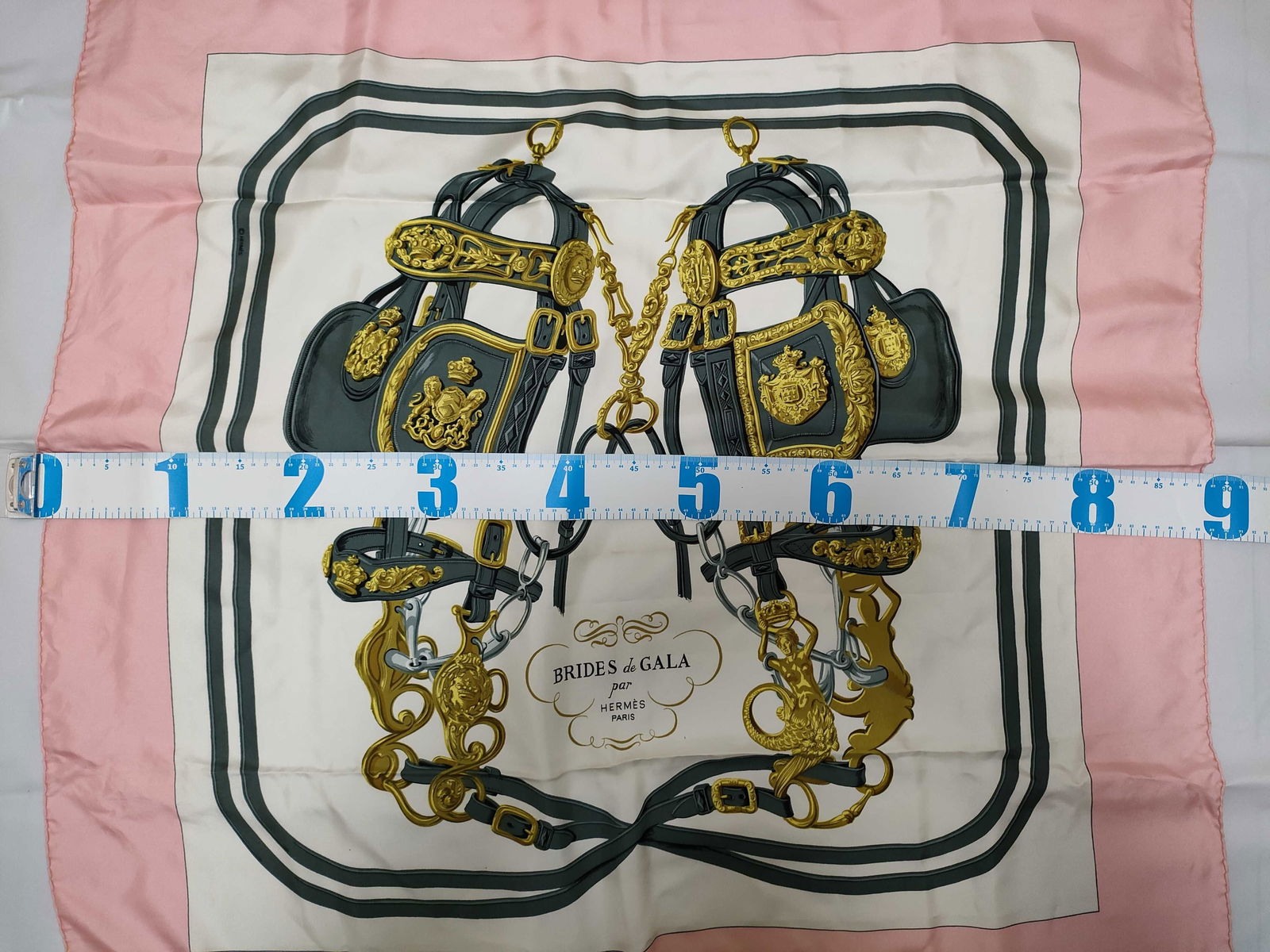 Herm?¨s Silk Carr?© Scarf 'Brides de Gala' Pattern - 2