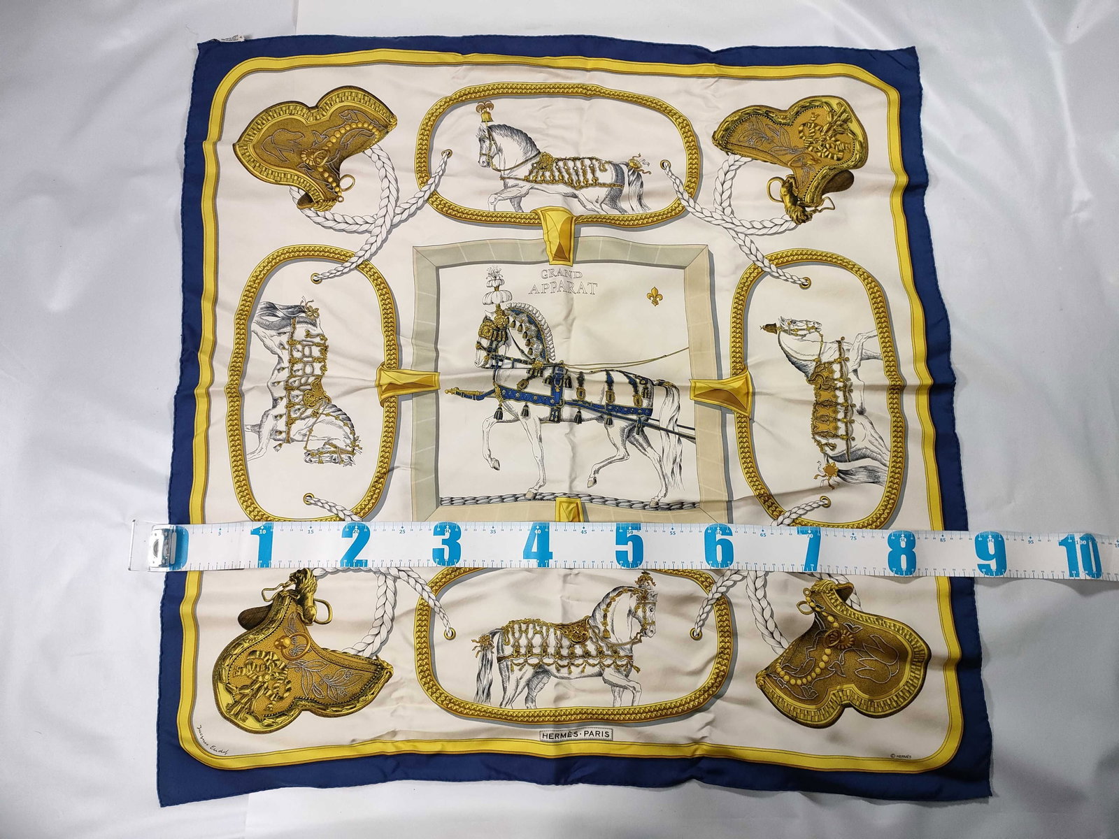 Hermes Silk Scarf, Grand Apparat Pattern - 3