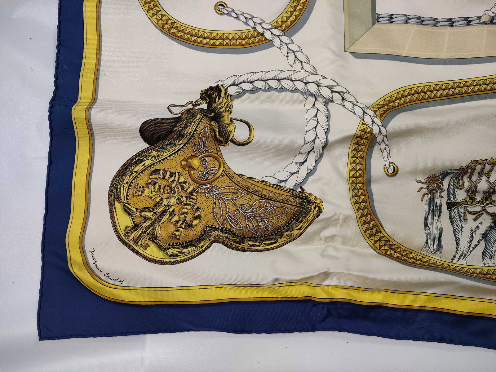 Hermes Silk Scarf, Grand Apparat Pattern - 9