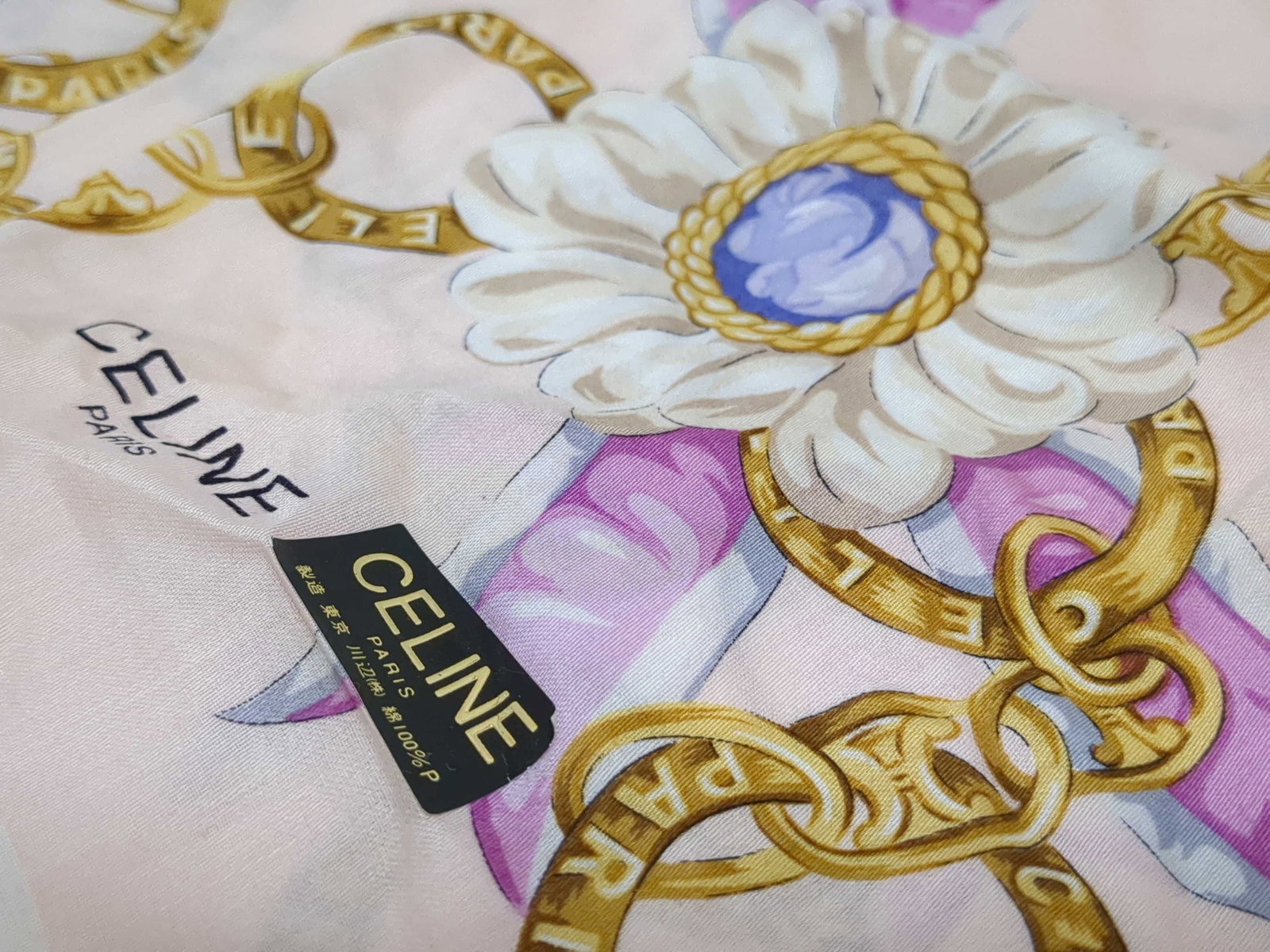 Fendi and Celine Designer Cotton Handkerchief and Pocket Square Collection - 8