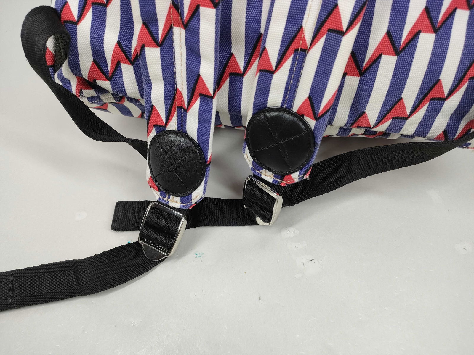 Marc Jacobs Arrow Head Mini Biker Canvas Backpack Multicolor - 6