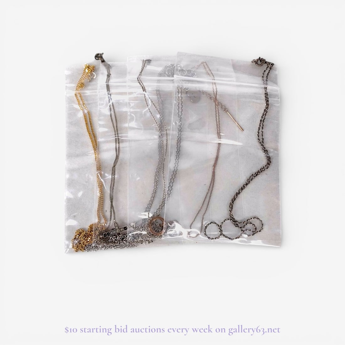 Sterling Silver Necklace Collection featuring Silpada Marcasite Cross: A collection of assorted necklaces primarily composed of sterling silver with various plated finishes. The lot includes a rose gold-plated sterling silver necklace featuring a circular band pendant