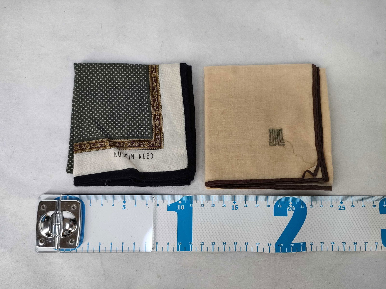 Assorted Designer Handkerchiefs and Pocket Squares, Versace, Nina Ricci, and Lanvin - 2