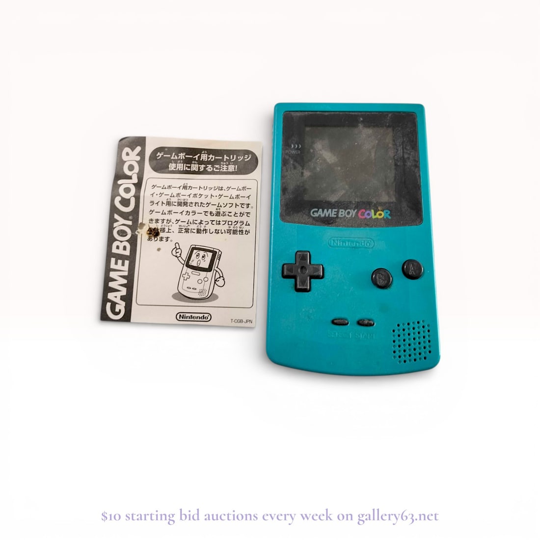 Nintendo Game Boy Color CGB-001 Handheld Console Teal: Brand: Nintendo. Model: Game Boy Color (CGB-001). Color: Teal. Serial Number: C13085529. This handheld gaming console features a 2.3-inch reflective thin-film transistor (TFT) color liquid crystal dis