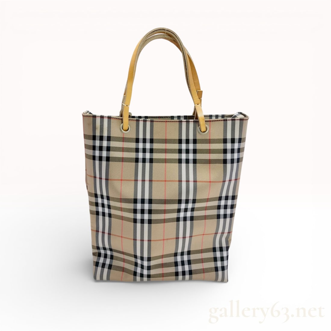 Burberry Nova Check Canvas and Leather Small Tote Bag (1 of 10)