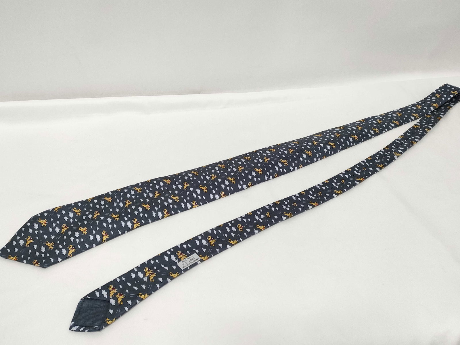 Hermes Silk Necktie Pegasus Pattern - 2