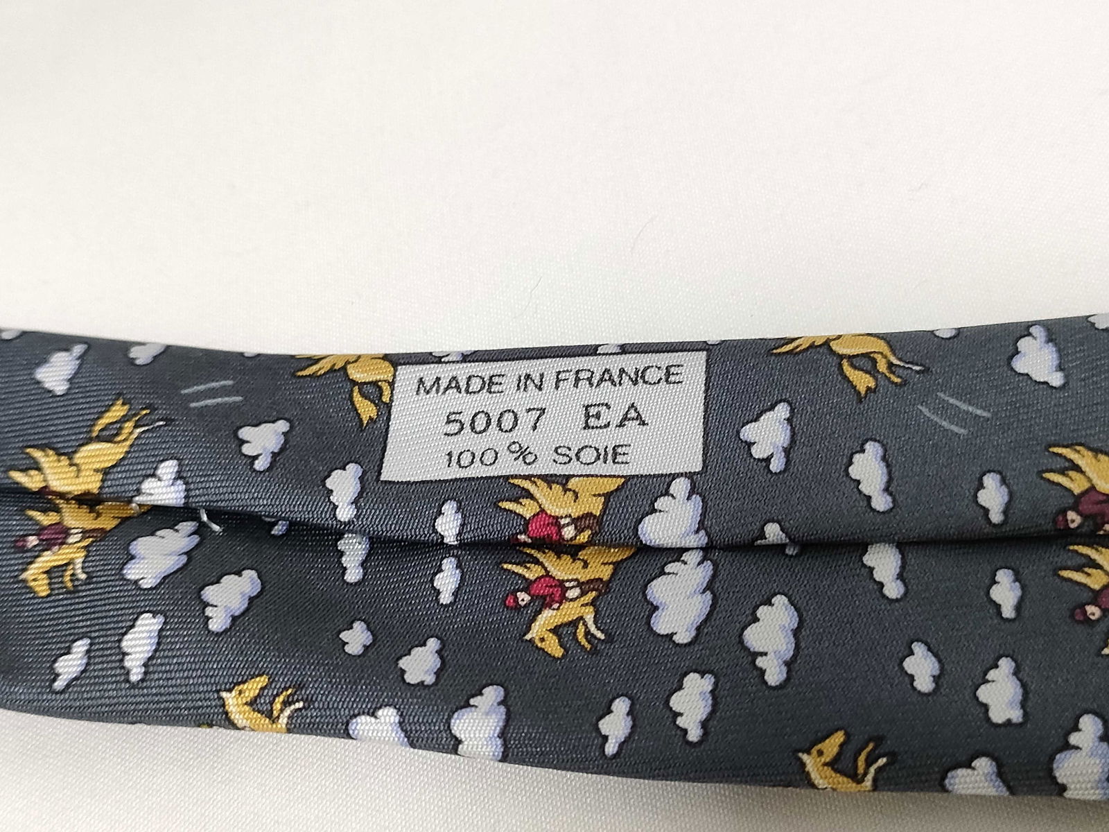 Hermes Silk Necktie Pegasus Pattern - 7