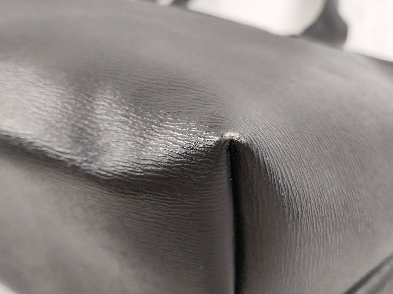 Longchamp Le Pliage Structured Leather Tote, Black - 3