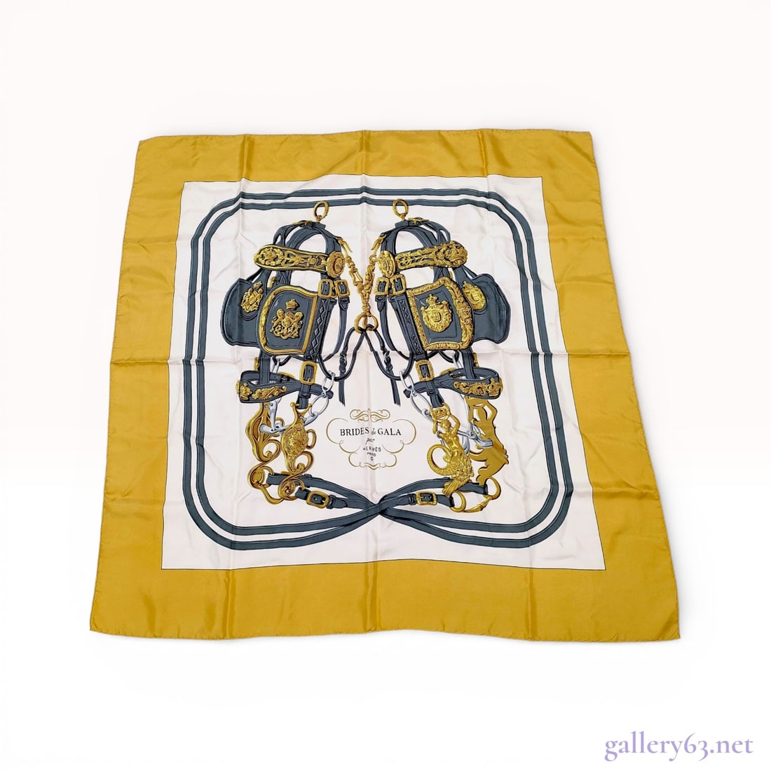 Hermes Silk Scarf Brides de Gala Pattern, Carre 90 (1 of 10)