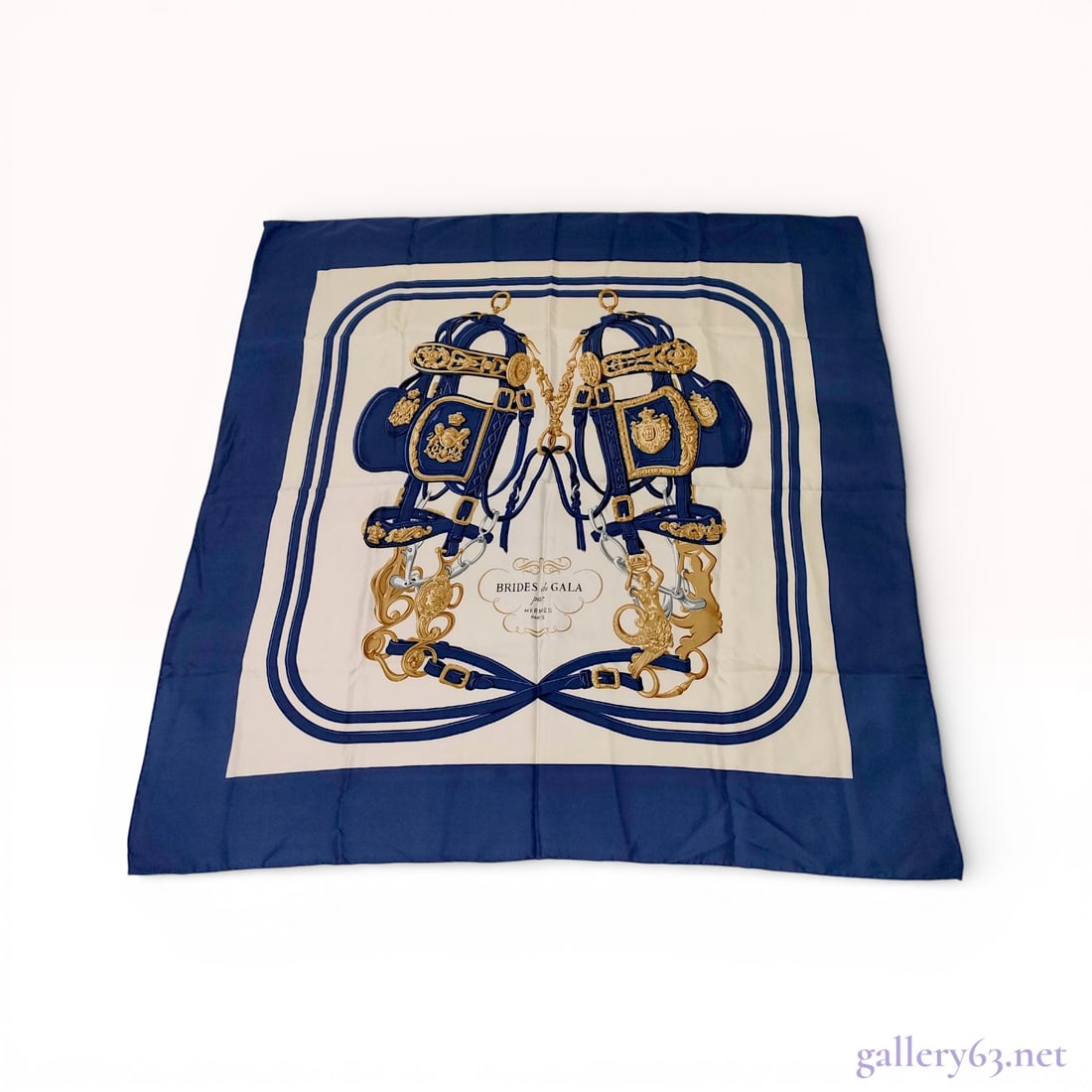 Hermes Silk Scarf Brides de Gala Pattern, Carre 90 (1 of 10)