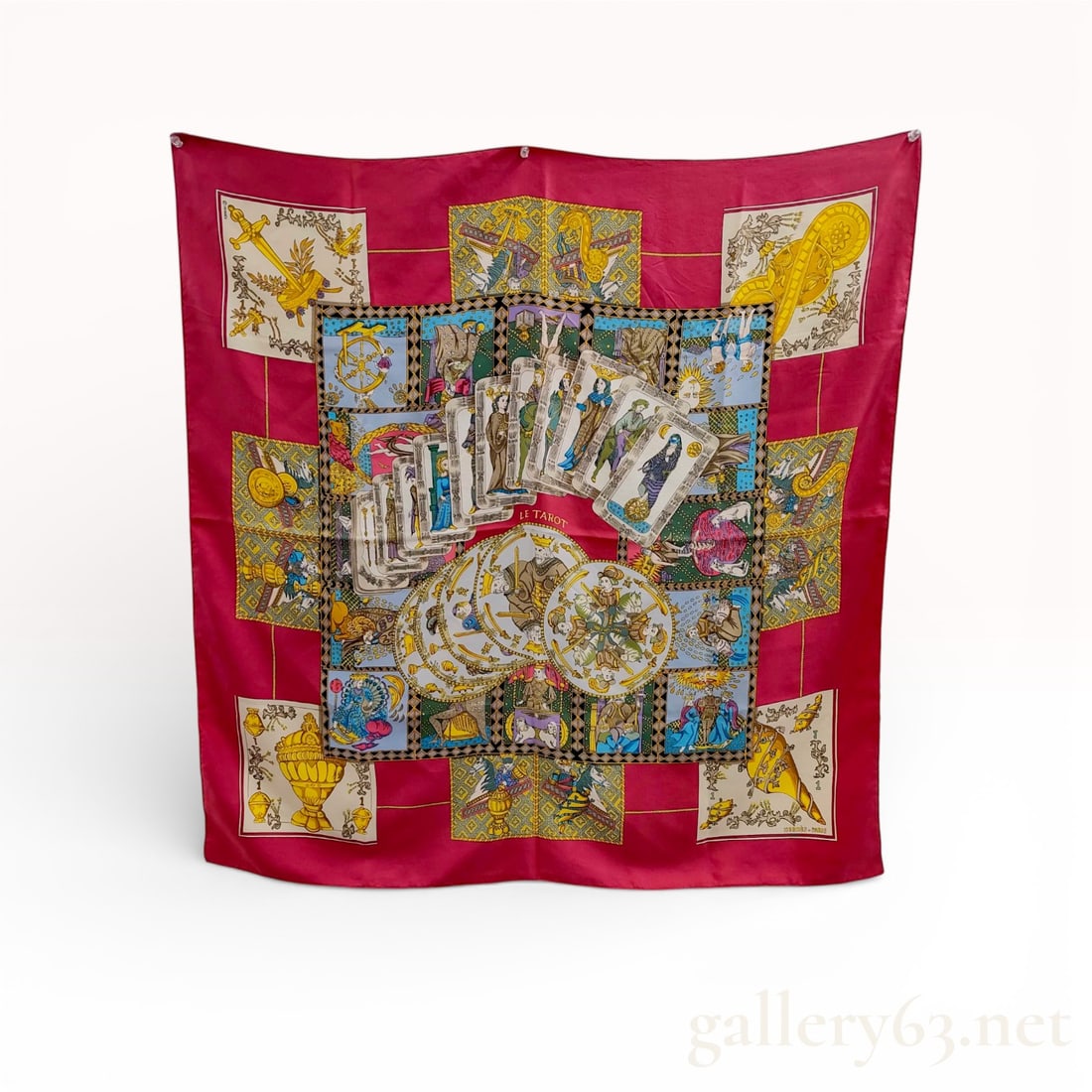Hermes Silk Scarf Le Tarot Pattern Silk Twill (1 of 5)