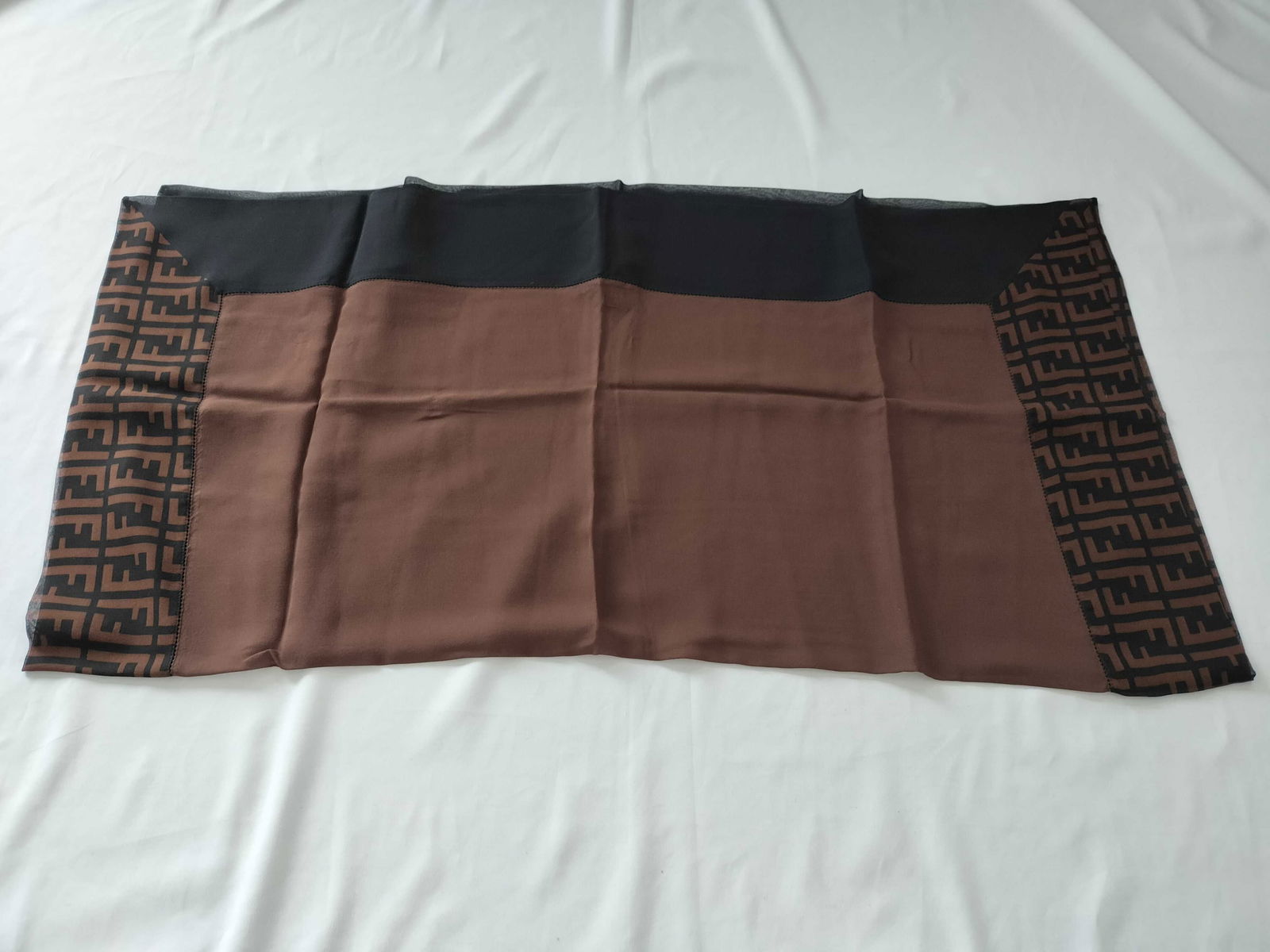 Fendi Zucca Pattern Square Scarf - 6