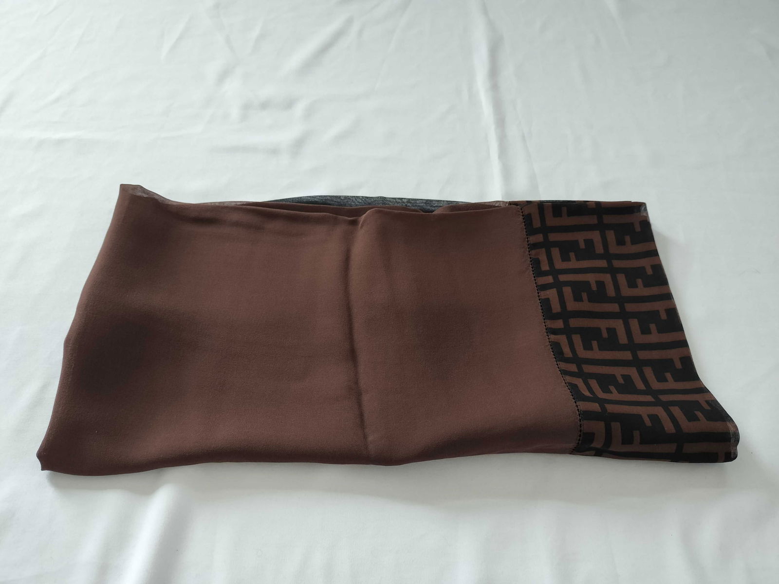 Fendi Zucca Pattern Square Scarf - 8