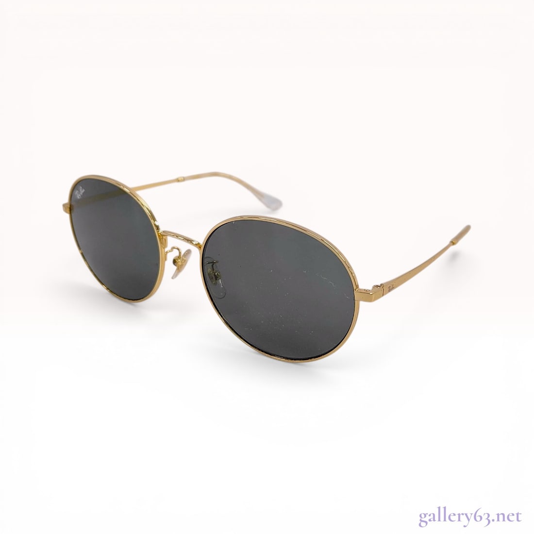 Ray-Ban RB 3612D Oval Sunglasses in Arista Gold (1 of 10)