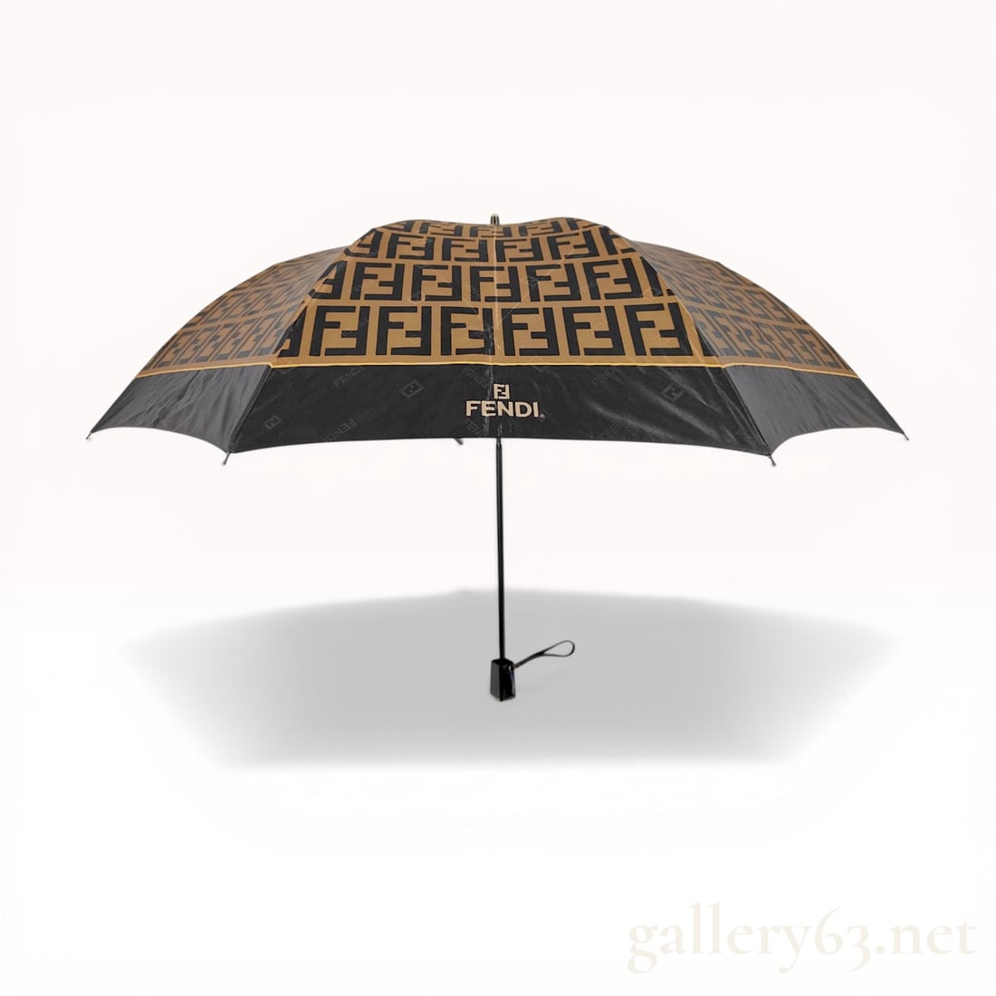 Fendi Zucca Monogram Collapsible Umbrella with Matching Sleeve (1 of 10)