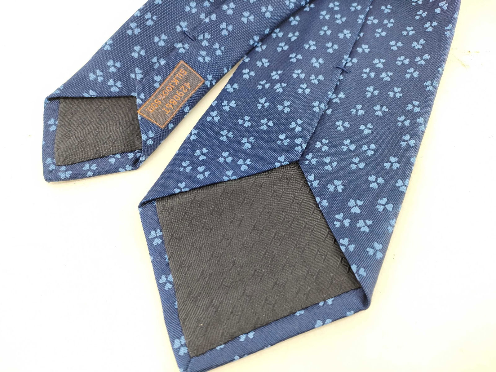 Two Hermes Silk Neckties - 3