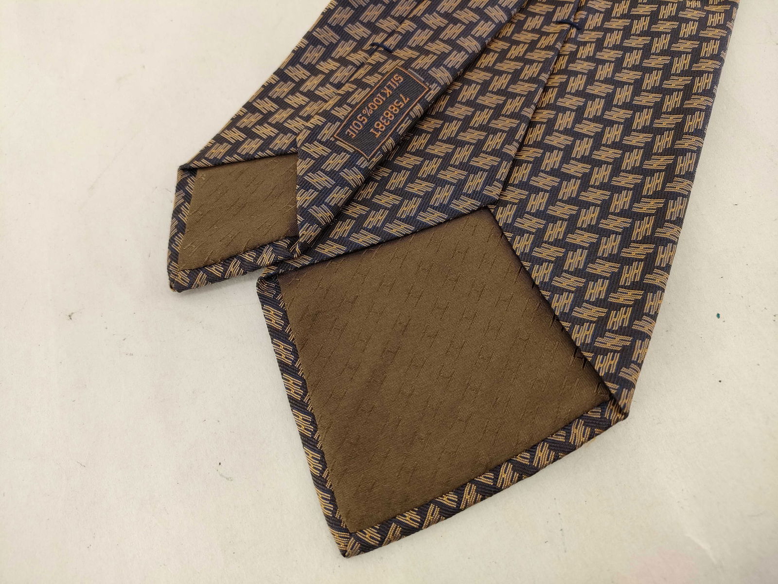 Two Hermes Silk Neckties - 7