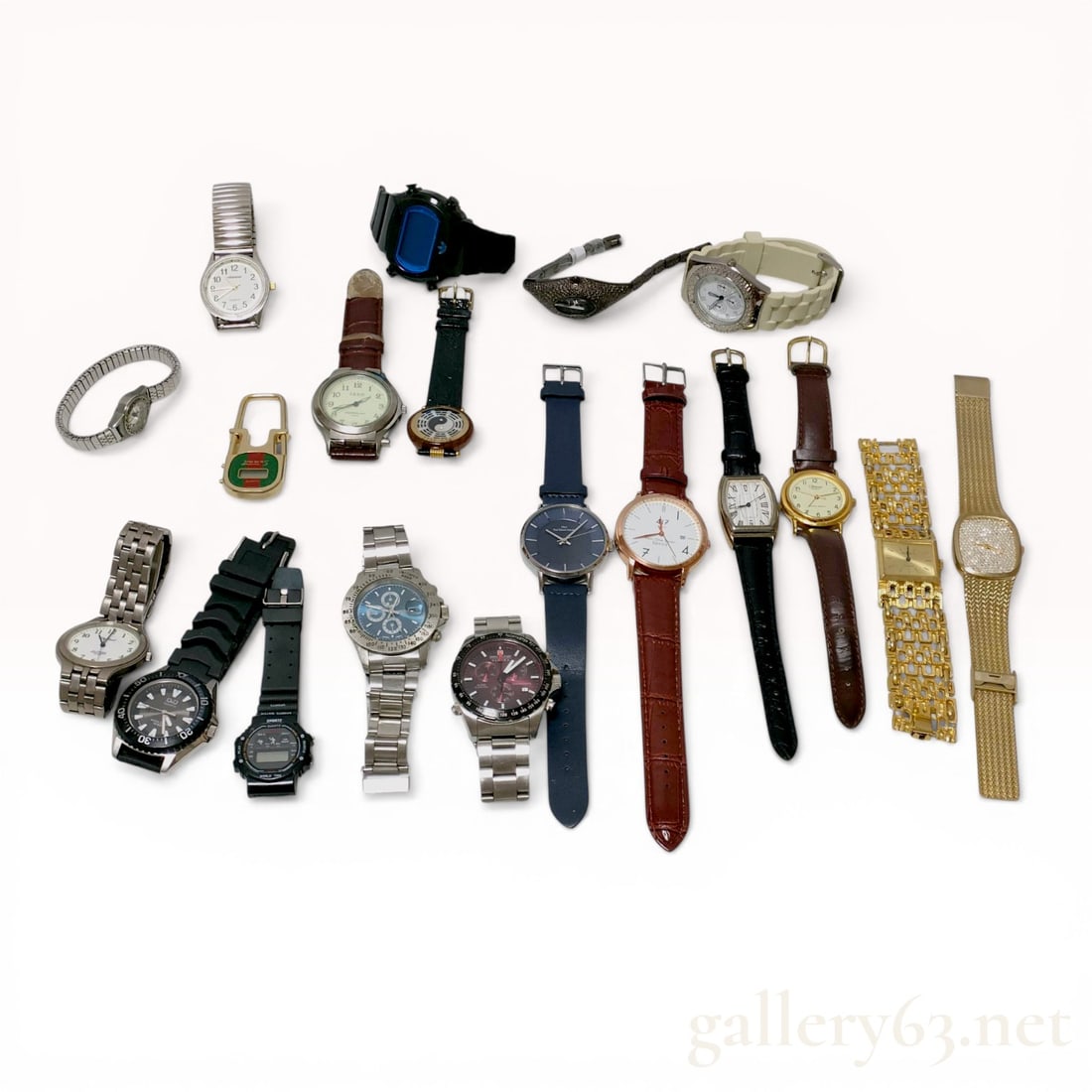An Assortment of Approximately Eighteen Timepieces Including a Swiss Military Hanowa Chronograph (1 of 8)