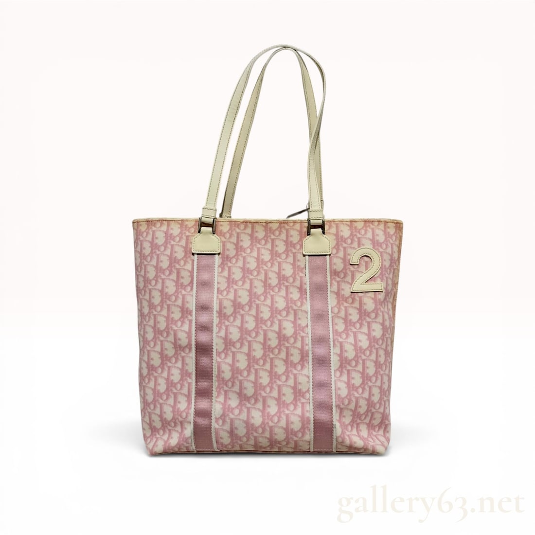 Christian Dior Pink Monogram No. 2 Trotter Tote Bag (1 of 10)