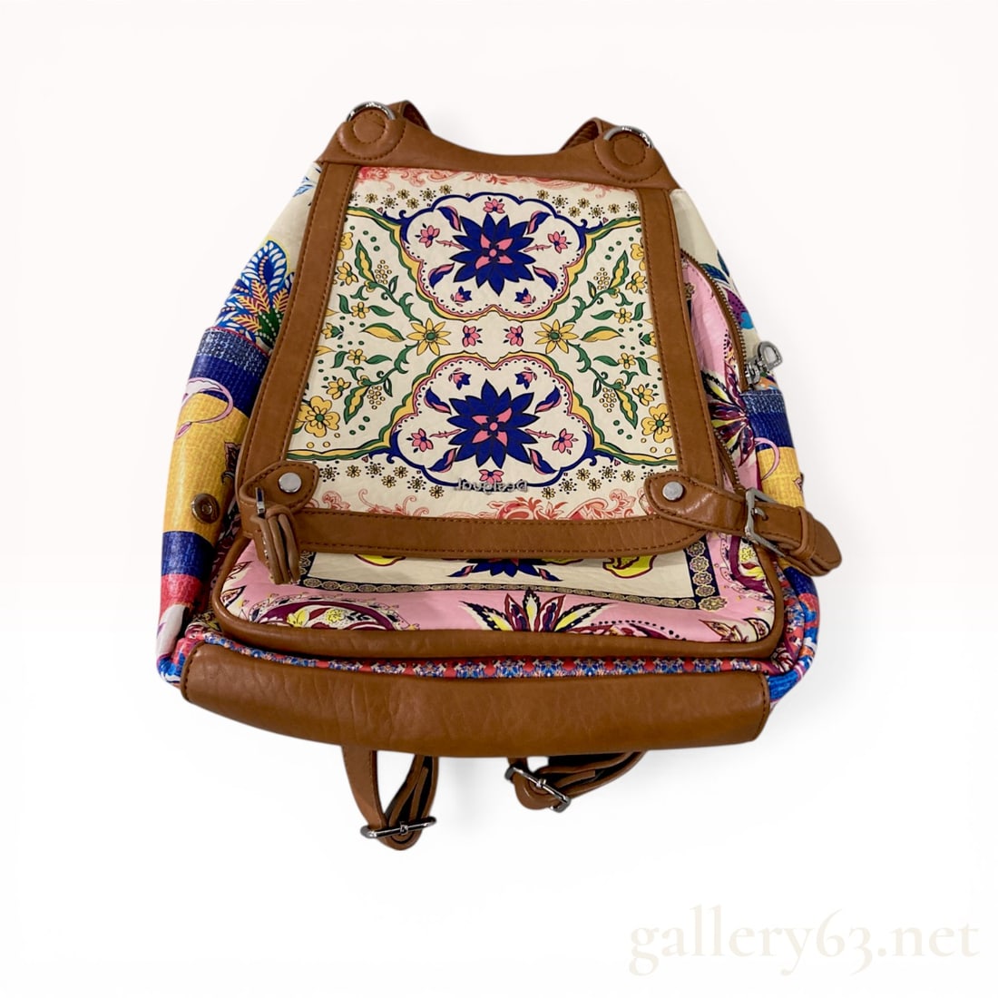 Desigual Big Paisley Patterned Backpack (1 of 9)