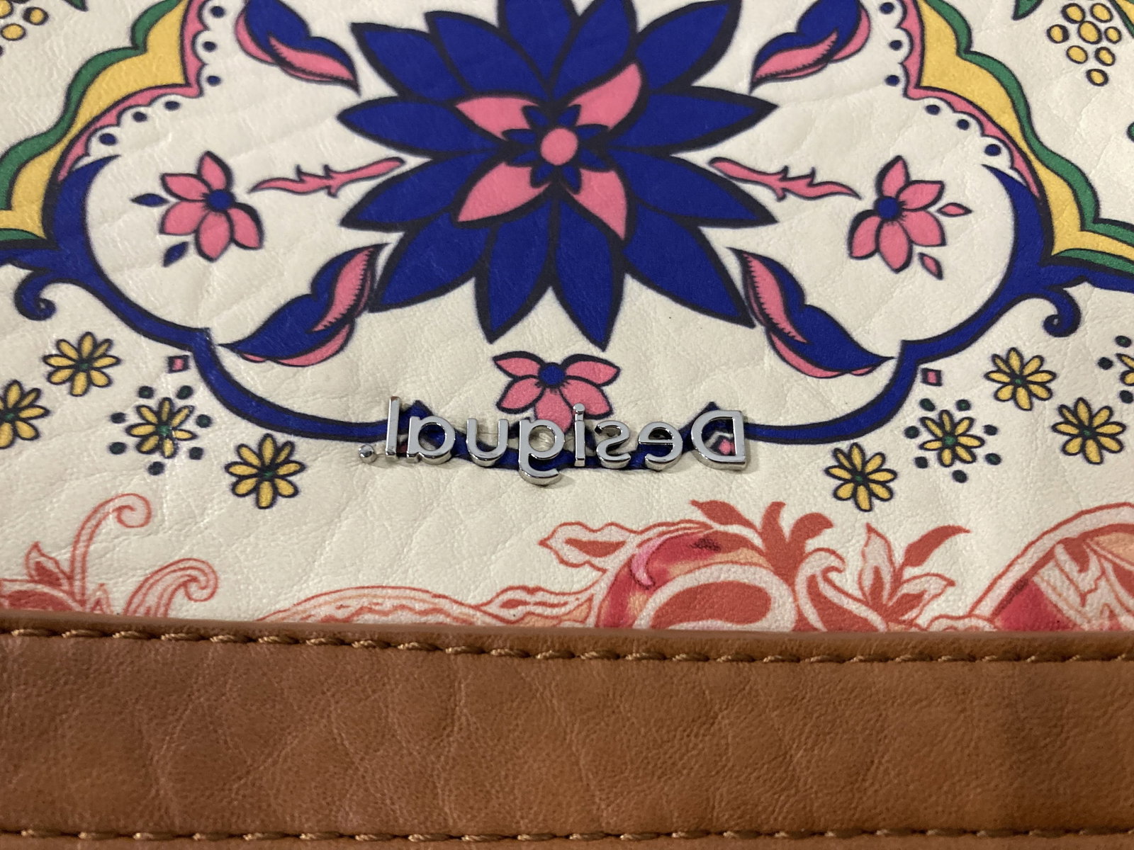 Desigual Big Paisley Patterned Backpack - 2