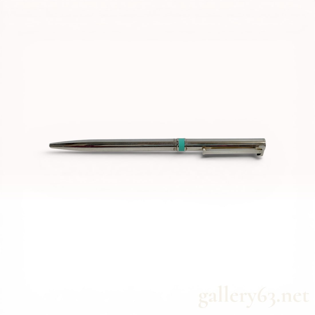 Tiffany & Co. T-Clip Sterling Silver and Enamel Ballpoint Pen (1 of 6)