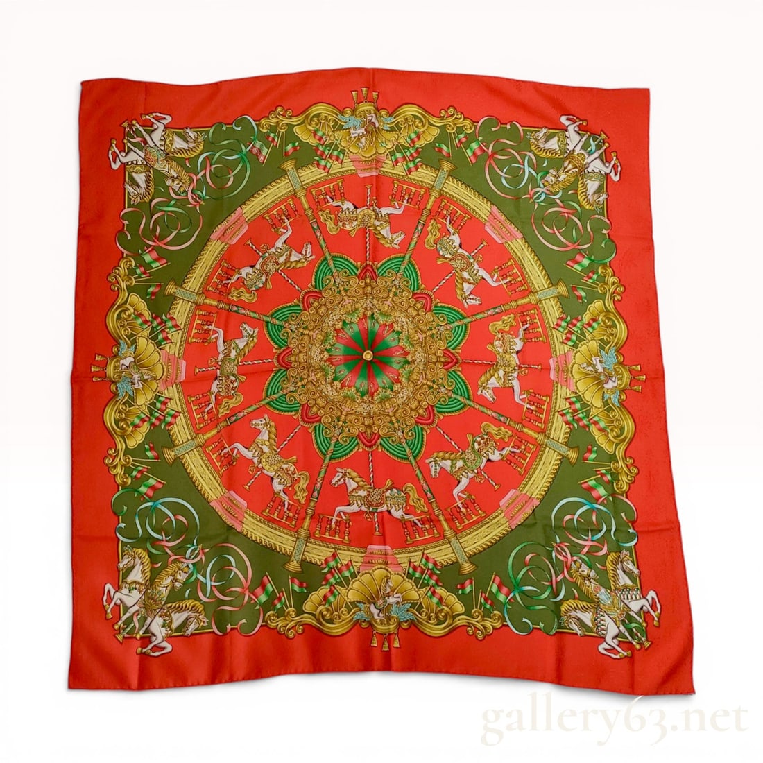 Herm?¨s Luna Park Silk Jacquard Scarf (1 of 6)