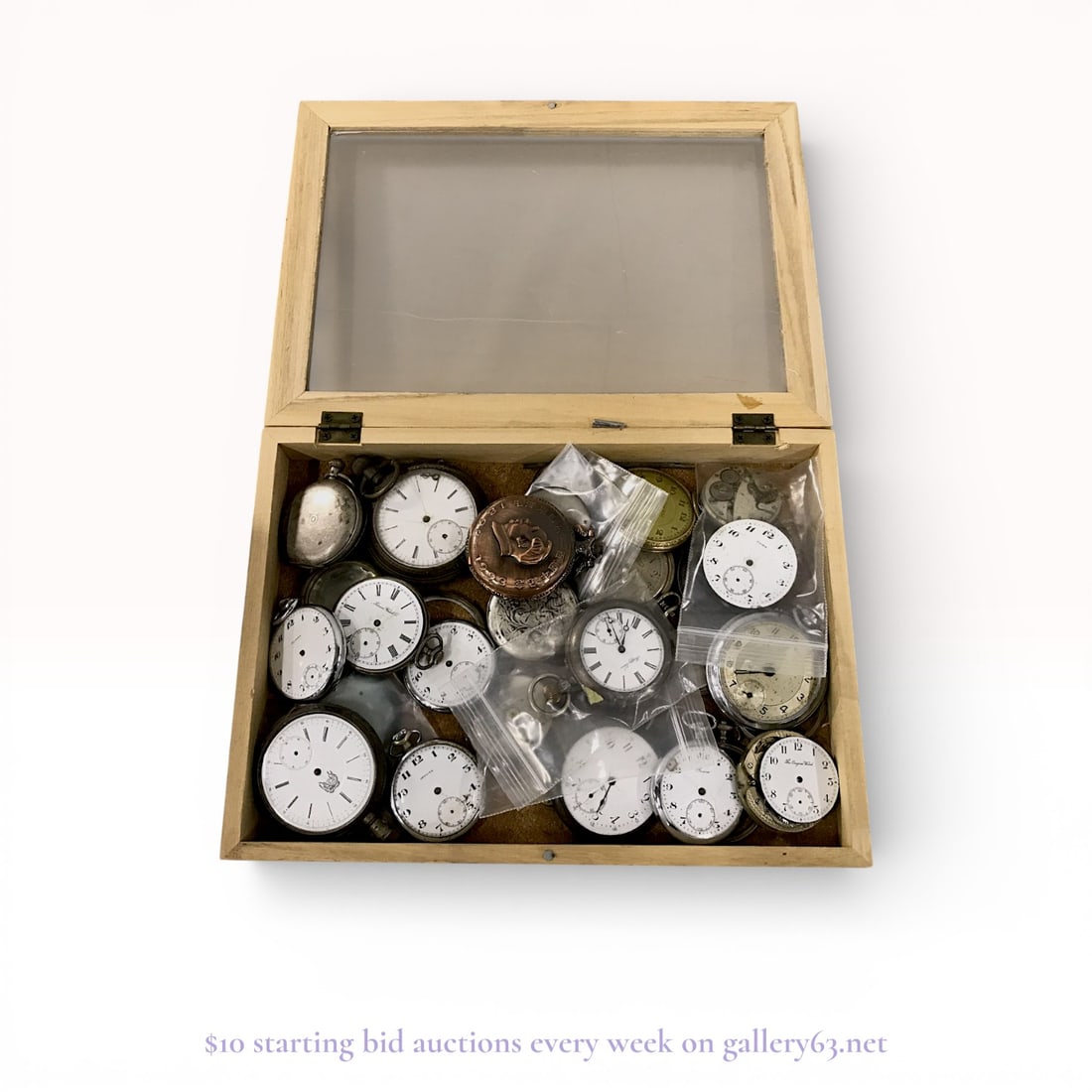 An Assortment of Pocket Watches, Movements, and Dials including Mao Zedong Commemorative Watch (1 of 11)