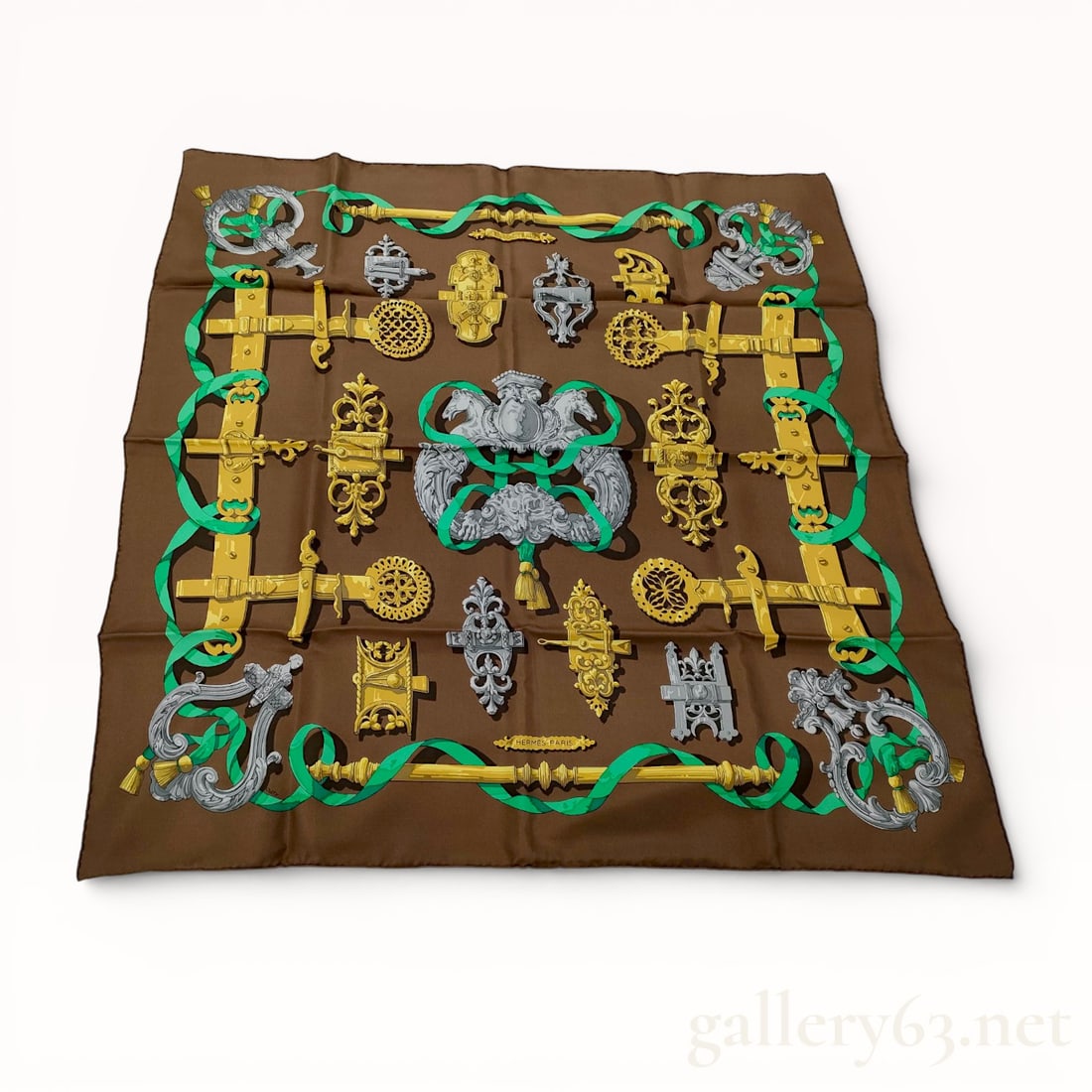 Hermes Ferronnerie 90cm Silk Scarf (1 of 9)