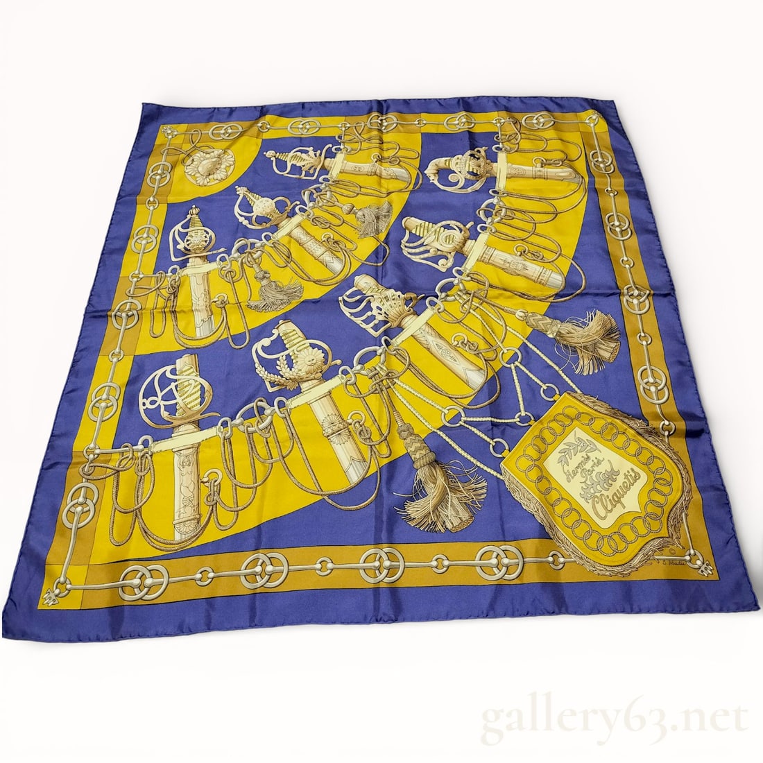 Hermes Cliquetis Silk Scarf by Julia Abadie (1 of 8)
