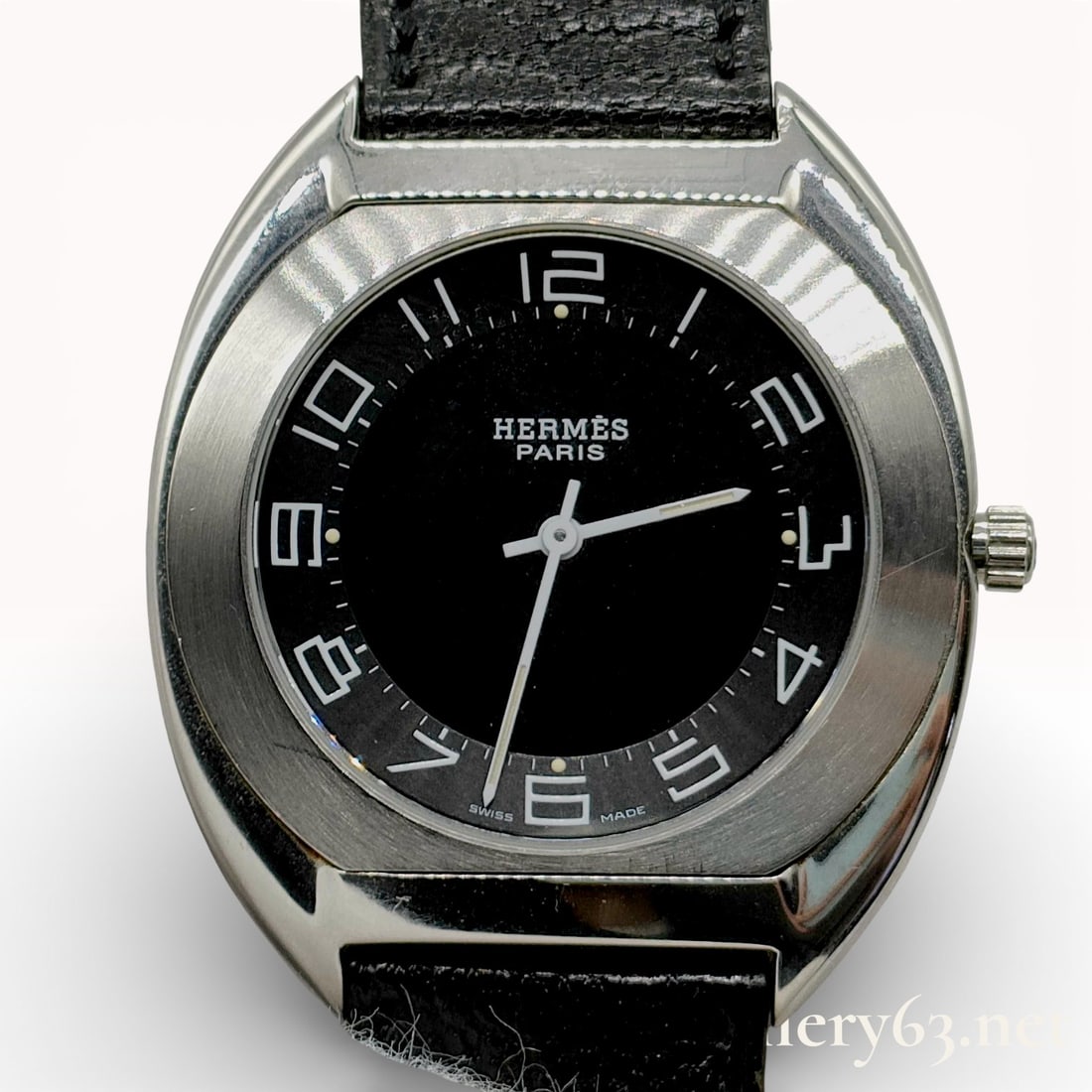 Hermes Espace Stainless Steel Wristwatch Ref. ES1.710 (1 of 9)