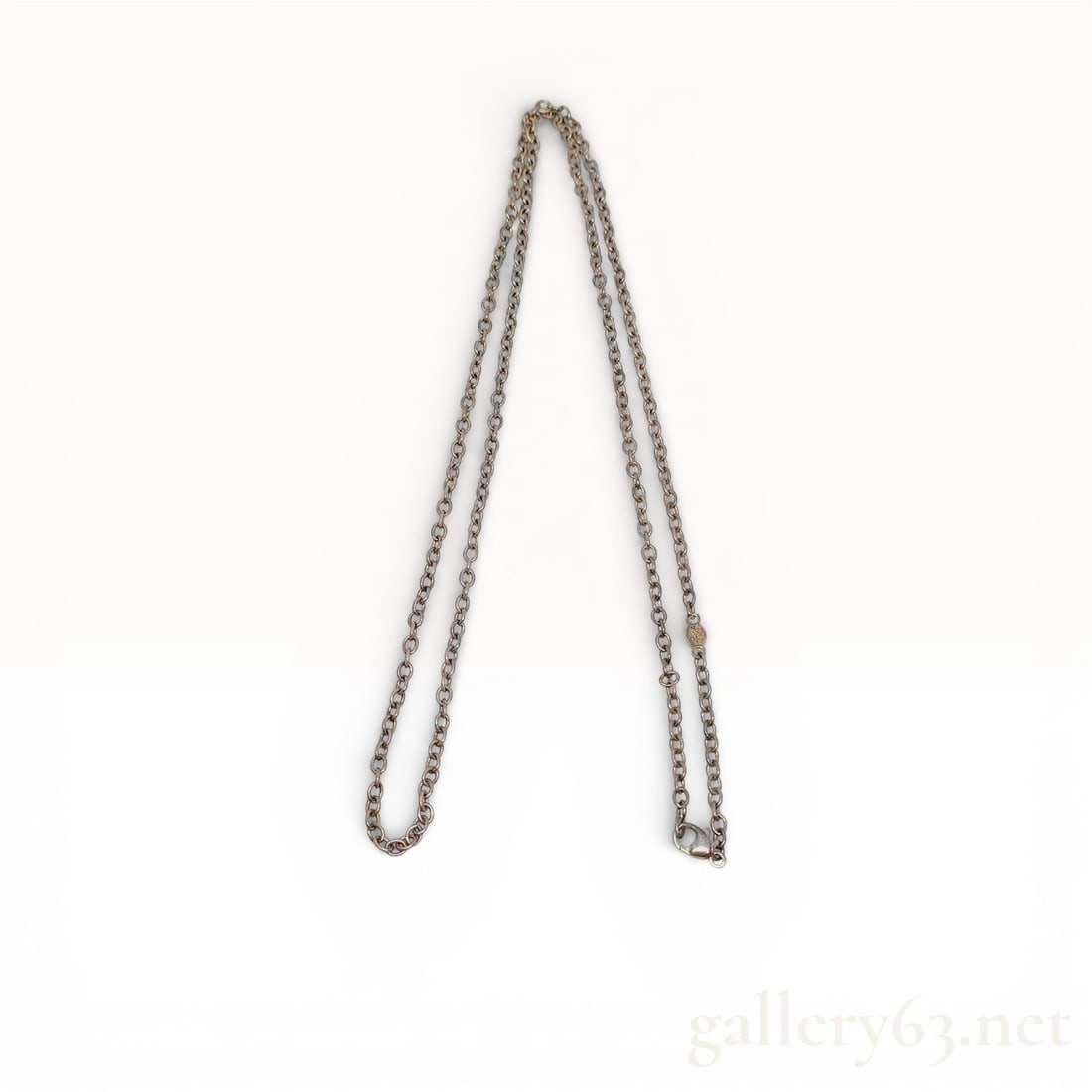 Georg Jensen Sterling Silver Cable Link Necklace Chain (1 of 10)