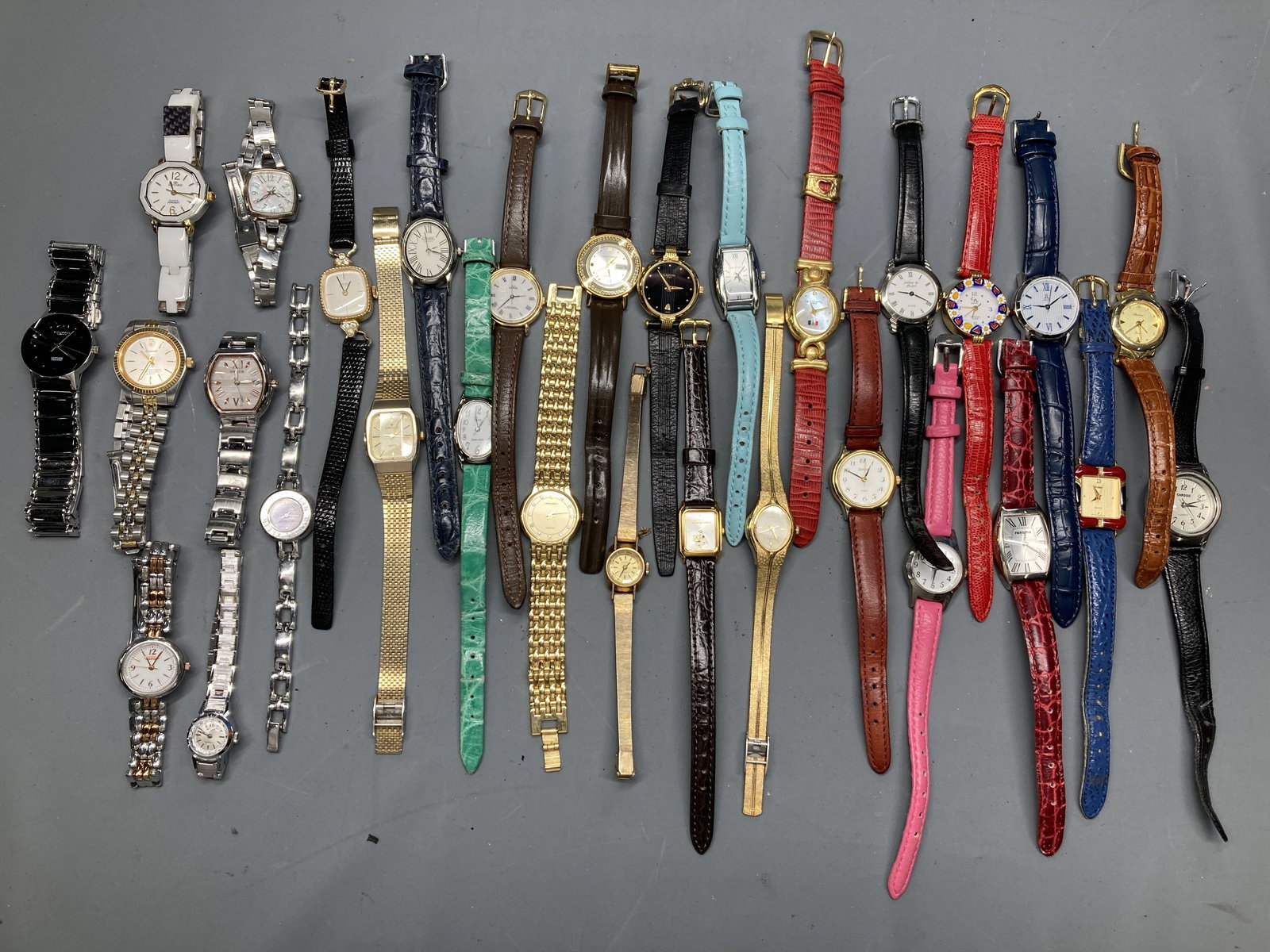 A Collection of Vintage and Modern Wristwatches including Technos, Rado, and Lanvin (1 of 8)