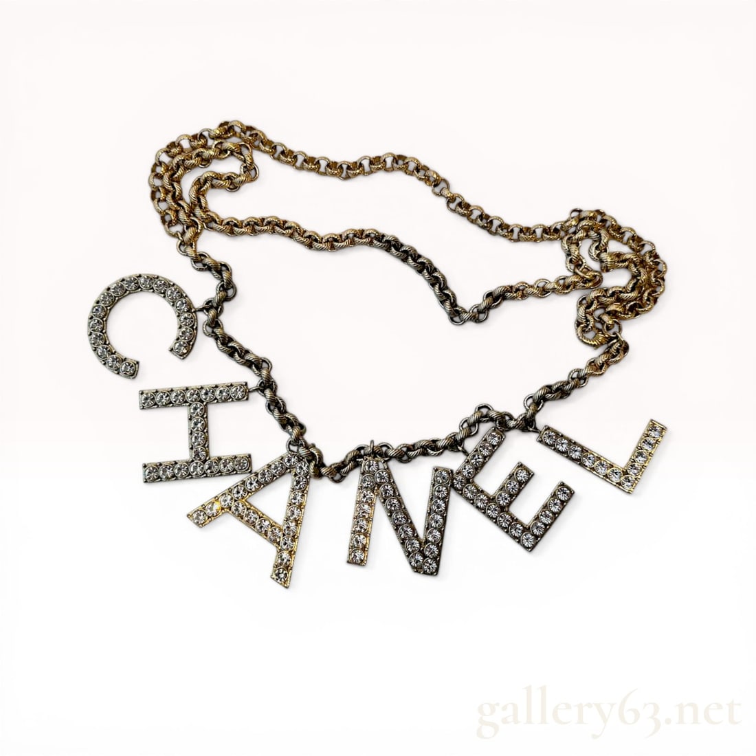 Chanel Crystal City of Lights Letter Chain Necklace, 2019 (1 of 9)