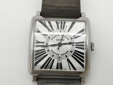 Franck Muller Master Square Stainless Steel Automatic Wristwatch Ref 6000 K SC DT R
